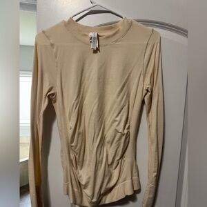 Athleta ruched long sleeve tee